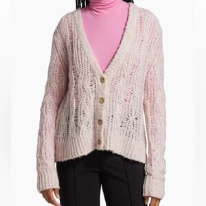 ATM Open Cable-Knit Cardgian